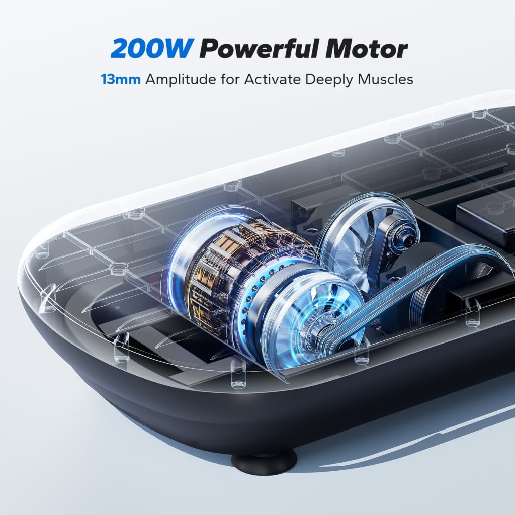 CV40 Curved 440 lbs High-Power Vibration Plate for Weight Loss