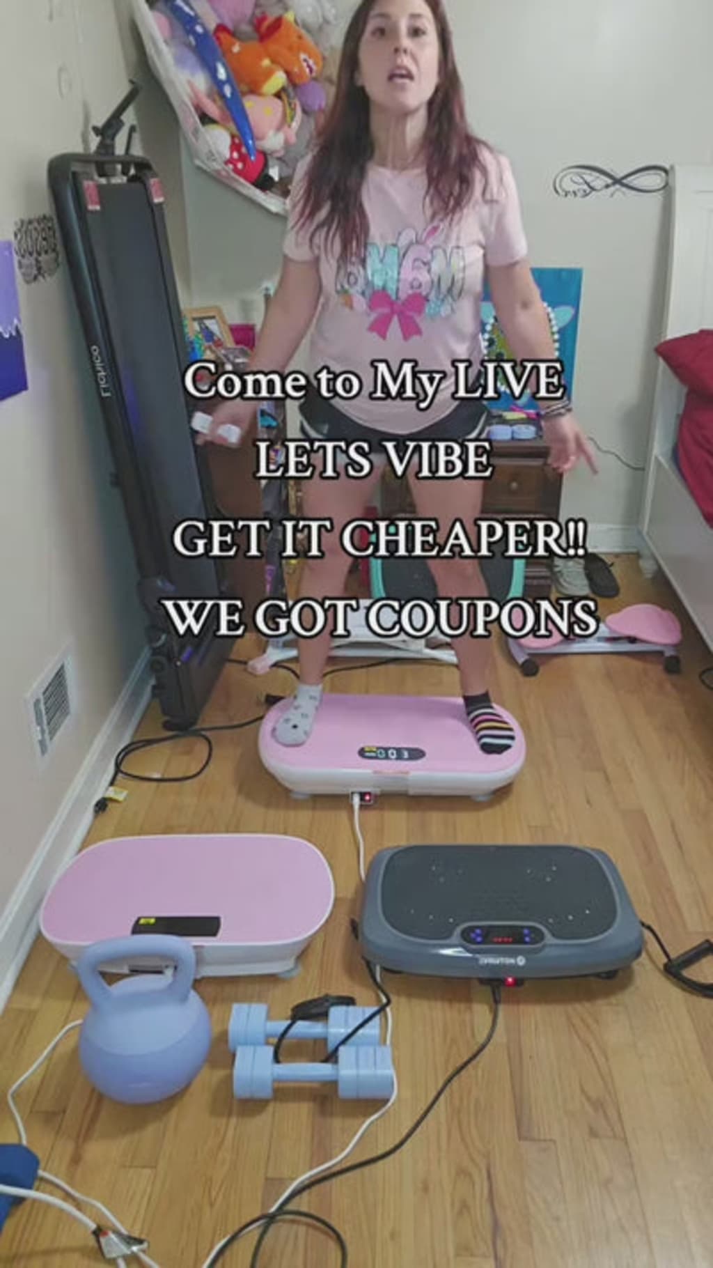 CV40 Curved 440 lbs High-Power Vibration Plate for Weight Loss